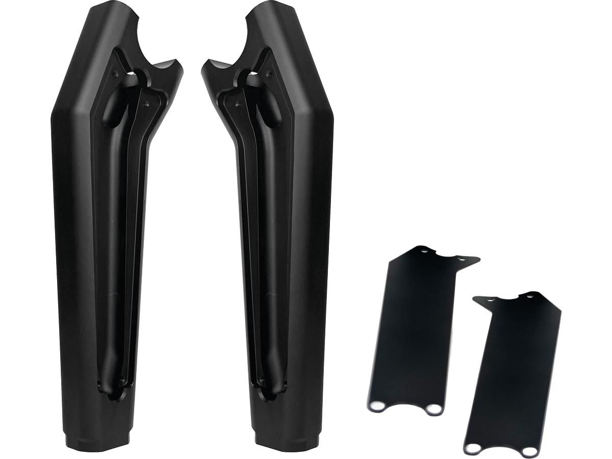 Performance Club Style Riser Kit 7" Height, 1" Handlebar Clamp without Instrument Black Satin