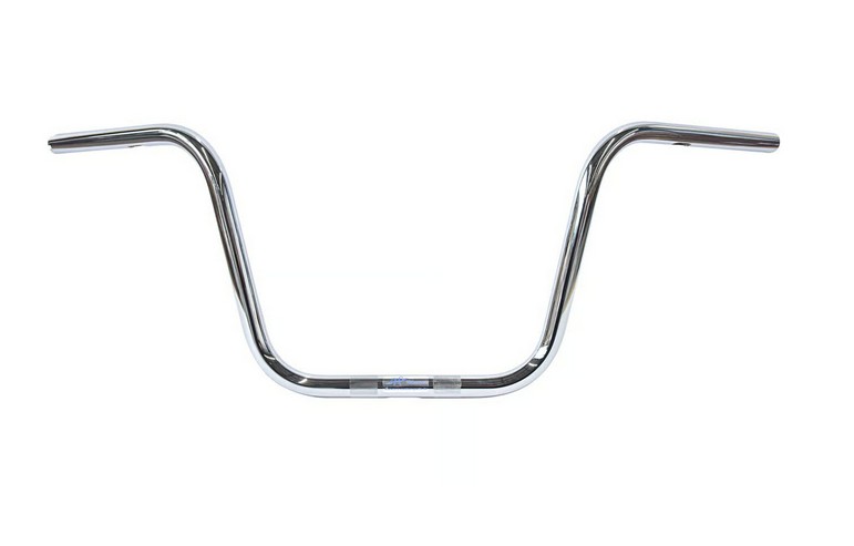 1" Apehanger für Harley-Davidson® 08–24 H-D E-Gas mit Risern (1 Zoll Innendurchmesser) in Chrom und Schwarz