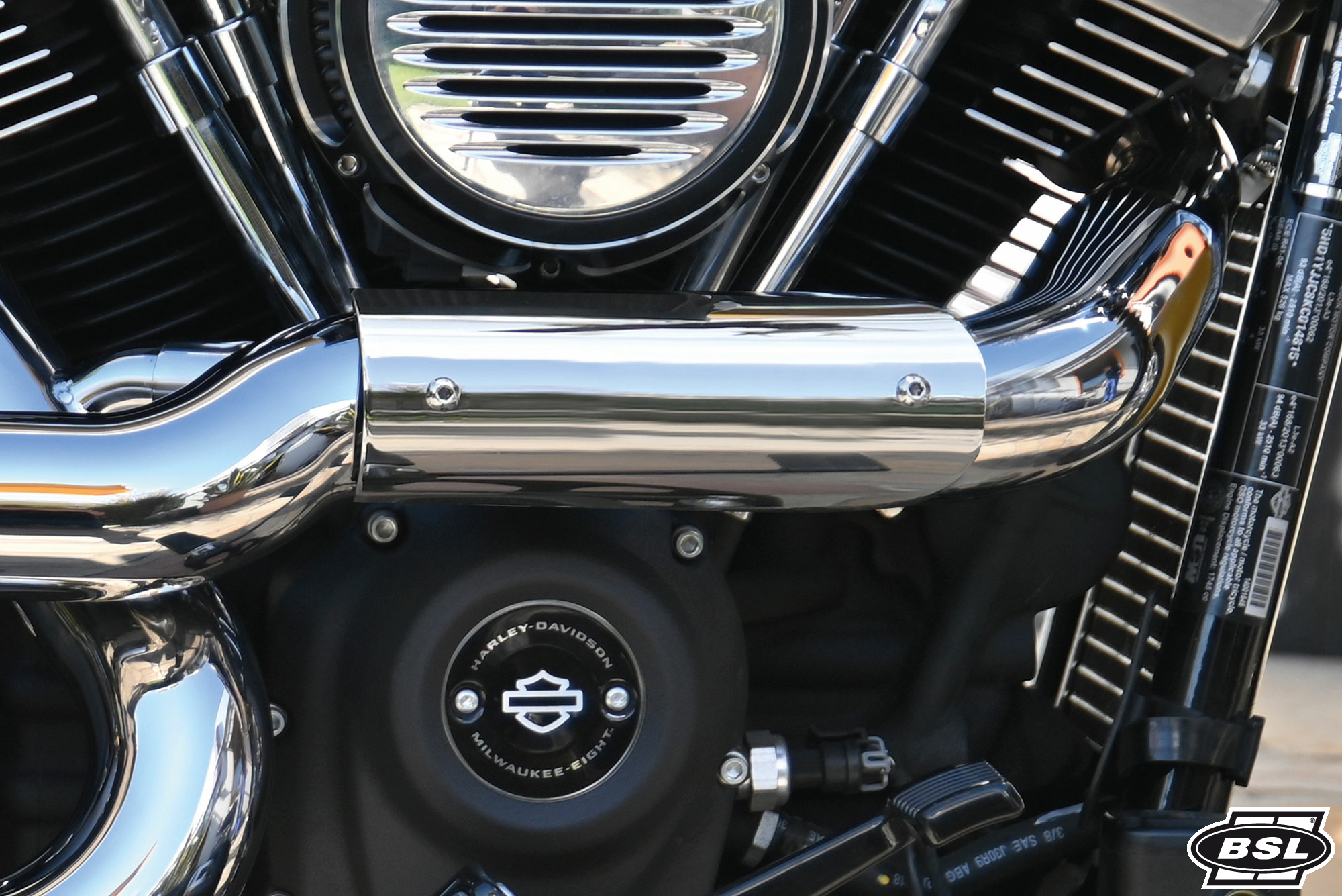 BSL AUSPUFFANLAGE - Fat Tommy, Billet-Endcaps Polished mit TÜV