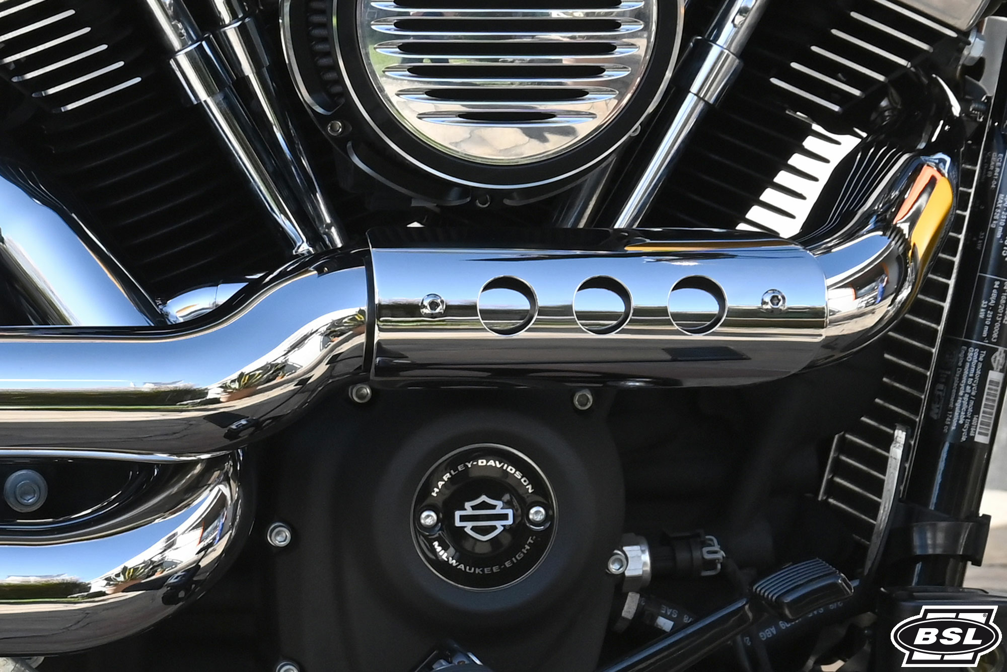 BSL AUSPUFFANLAGE - Fat Tommy, Billet-Endcaps Polished mit TÜV