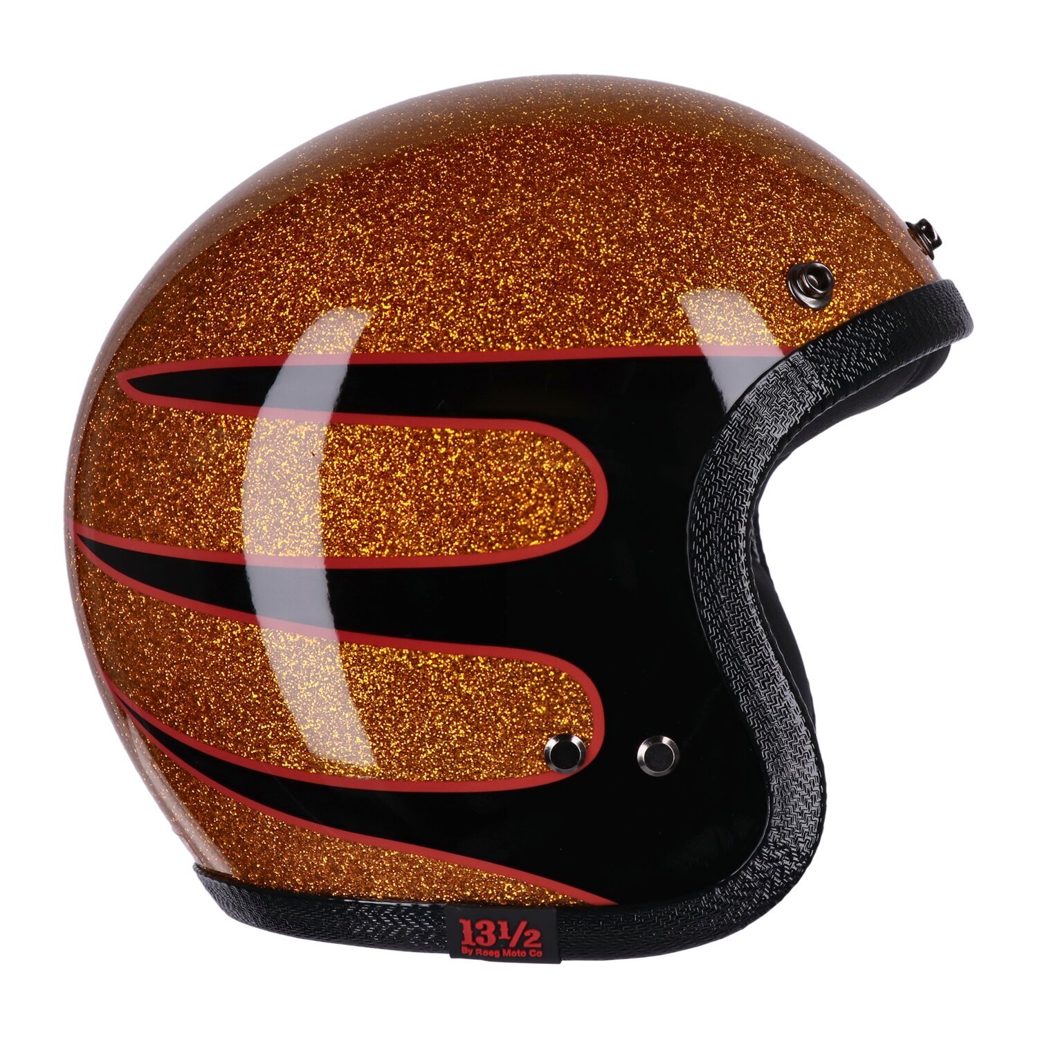 13 1/2 Skull bucket Helm Superior metal flake, Größe S