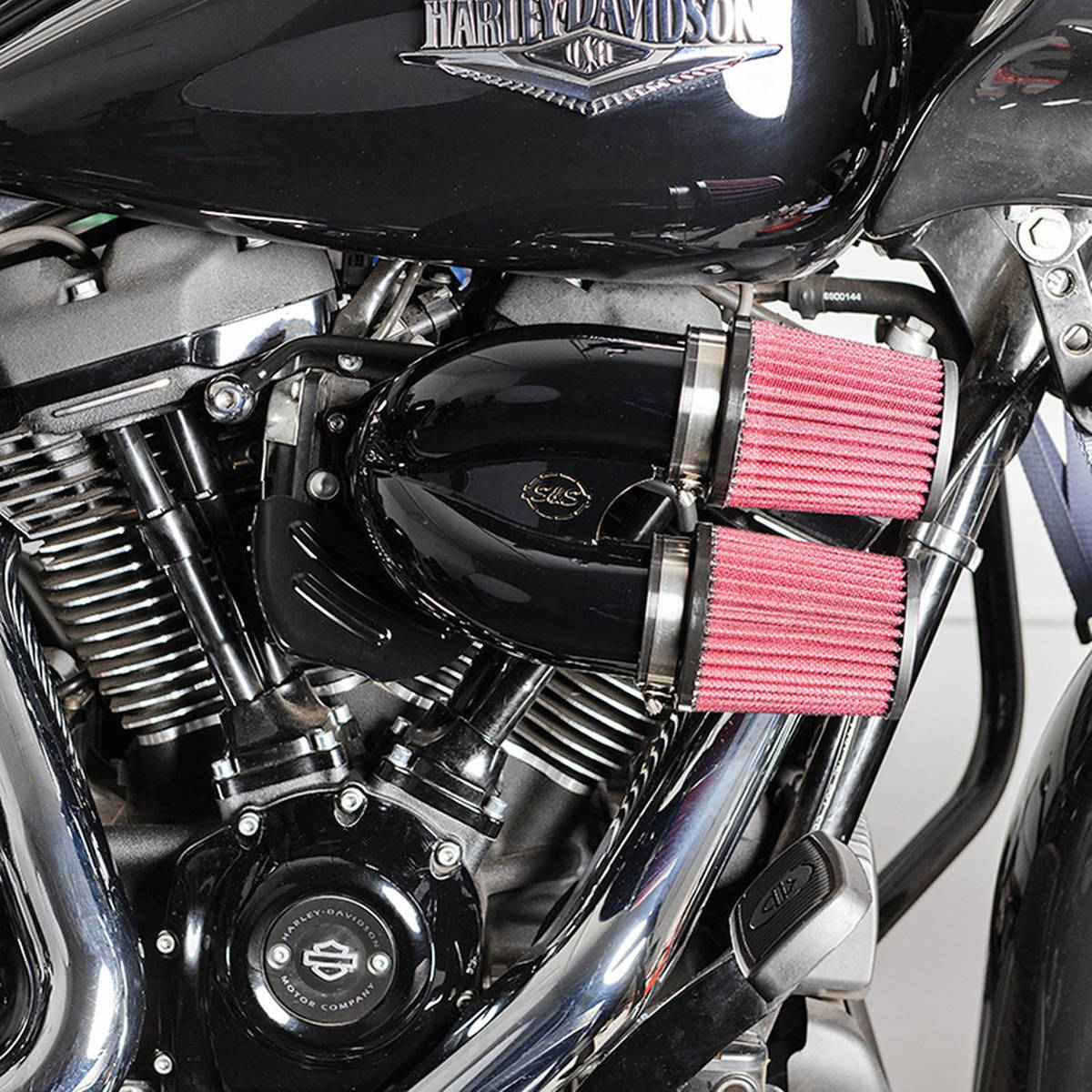 S&S SINGLE BORE TUNED INDUCTION SYSTEM