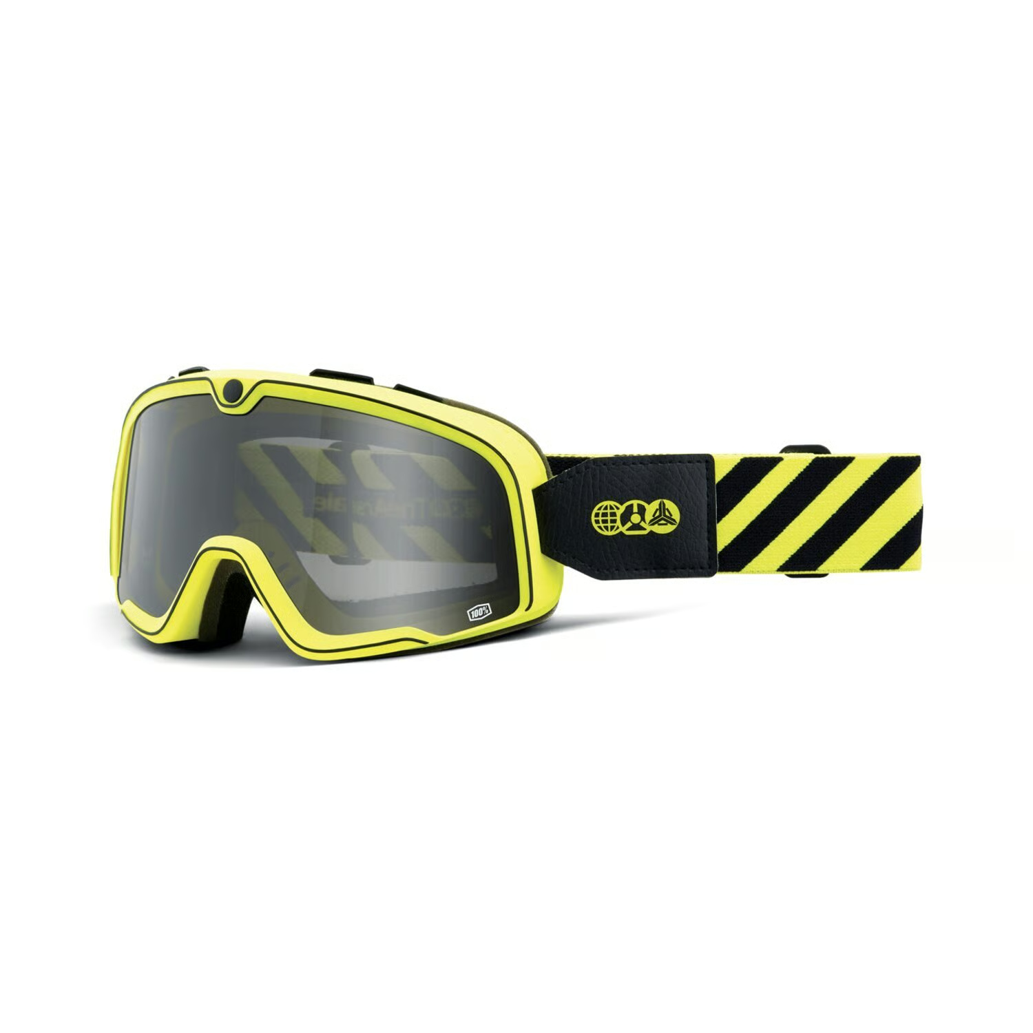 100% Barstow Motorradbrille The Arsenale, Rauchglas