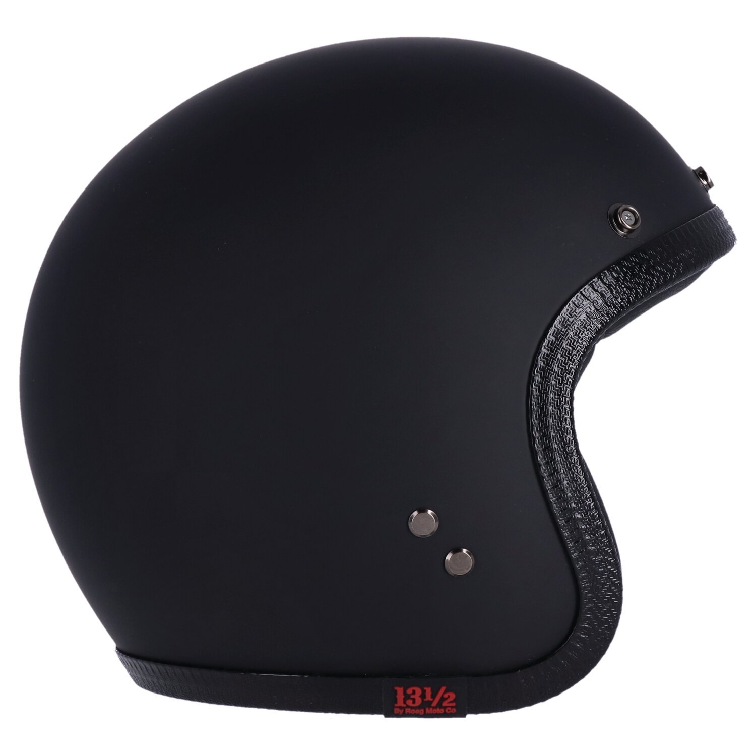 13 1/2 Skull bucket Helm matt schwarz, Größe XL